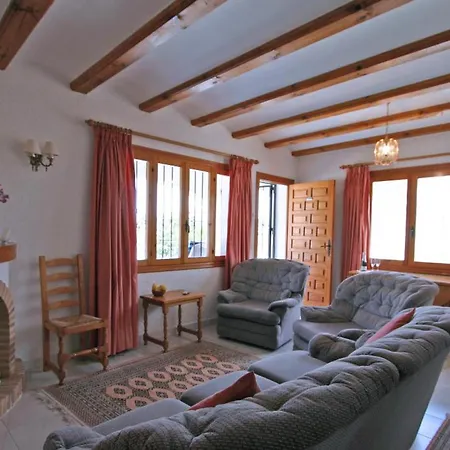 Casa Clasica Con Piscina Comunal, Jardin Y Cerca De La Playa En Moraira 6 Personas - Hisp-216-212 *