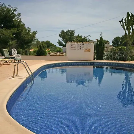 Casa Clasica Con Piscina Comunal, Jardin Y Cerca De La Playa En Moraira 6 Personas - Hisp-216-212