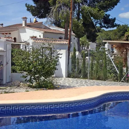 Casa Clasica Con Piscina Comunal, Jardin Y Cerca De La Playa En Moraira 6 Personas - Hisp-216-212 *